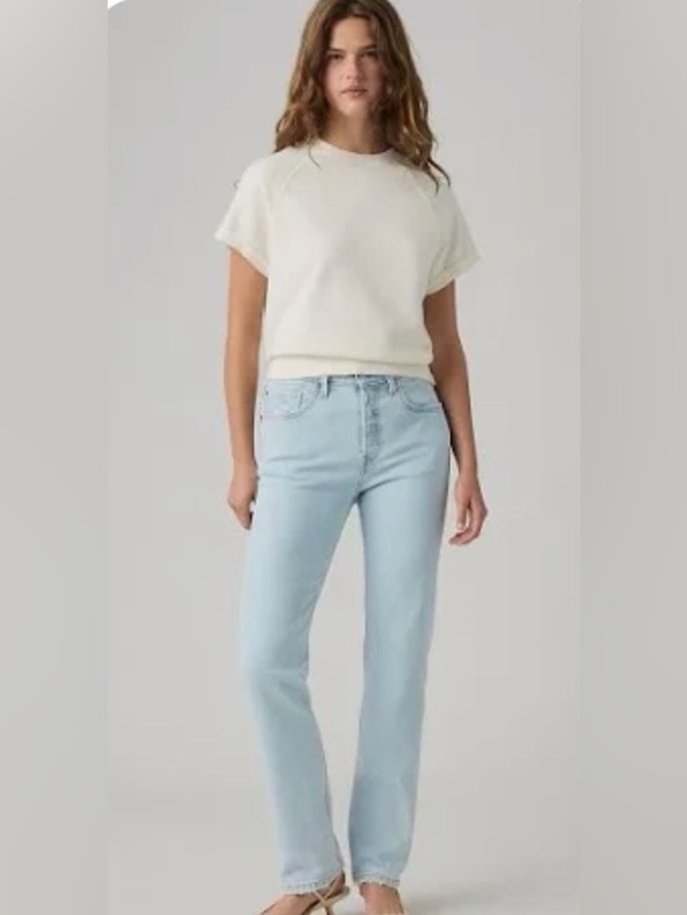 Levi’s High Rise 501 Button Fly Straight Women’s Jeans Classic Staple Y2K 90s